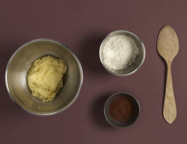 Préparation de la pâte au chocolat