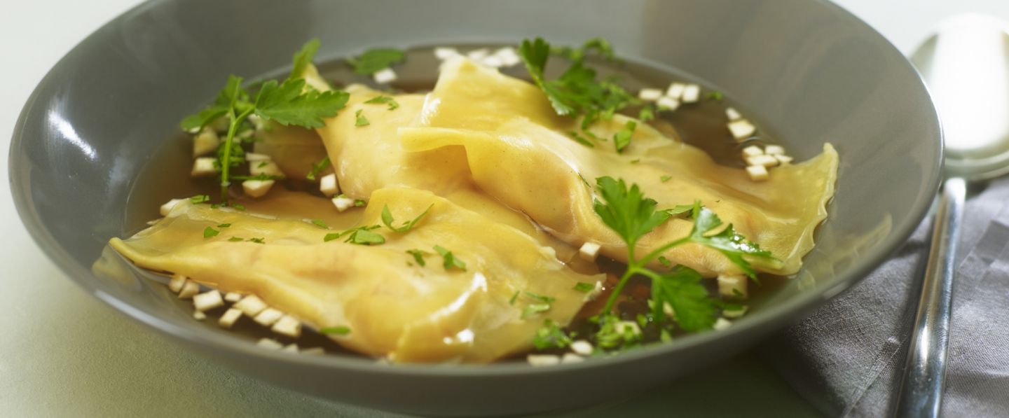 Recette de ravioles de foie gras de canard