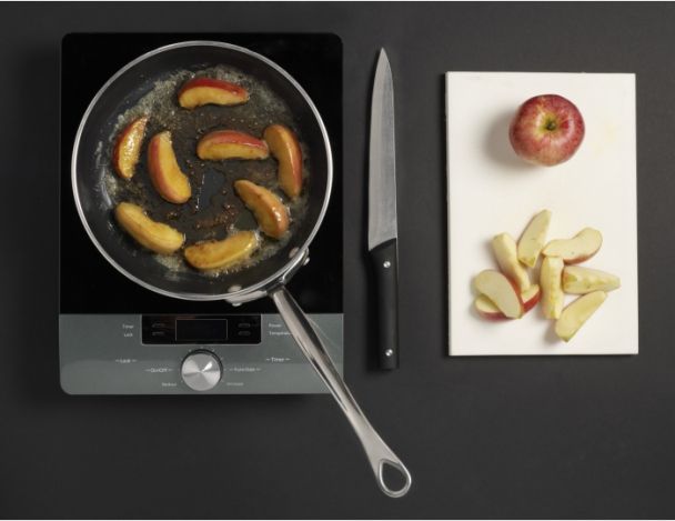 Préparation des pommes et cuisson