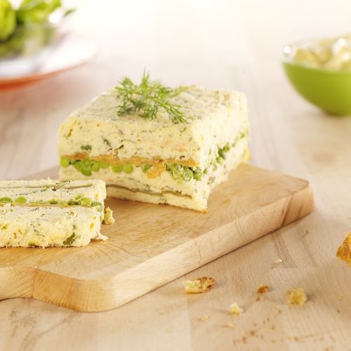 Recette de chef Les entrées indispensables présente sa recette Terrine de poisson aux