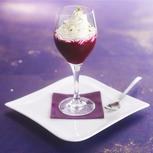 Recette de verrine betterave et framboise par le chef Jérémy Galvan