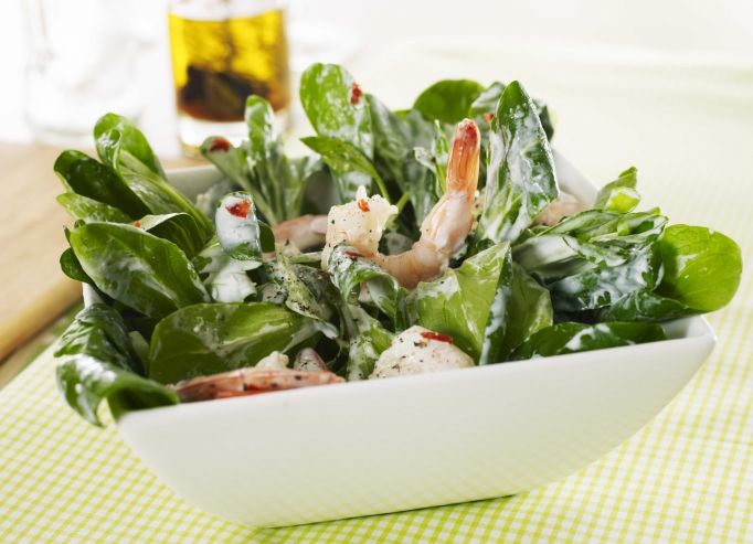 Salade de crevettes