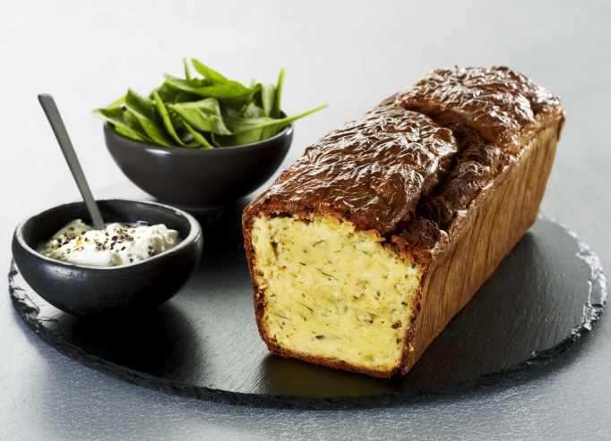 Cake chèvre et courgettes