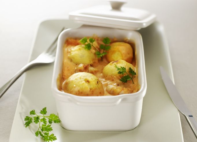 Quenelle de Brochet, Sauce Nantua et Écrevisses 