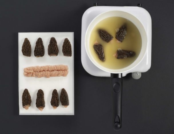 Préparation des morilles