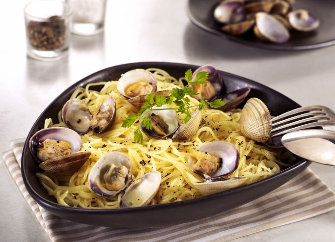 Spaghettis aux palourdes (