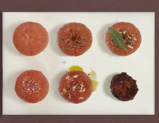 Pour les tomates grappes confites (2/2)