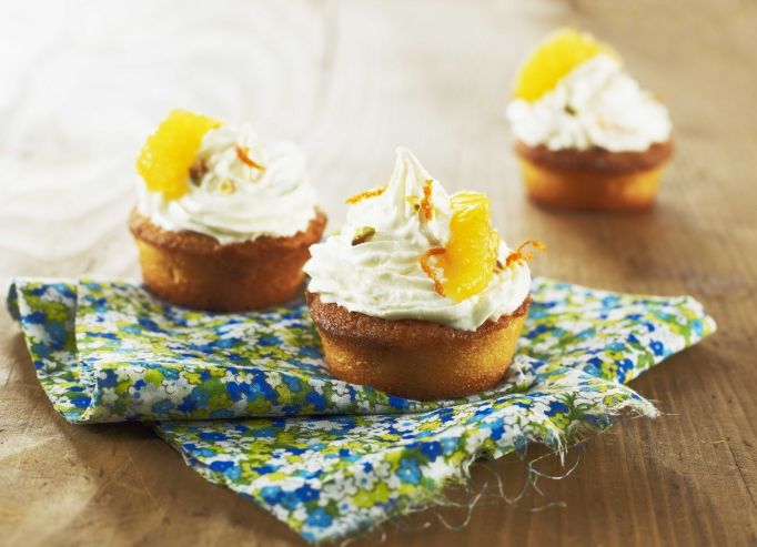 Cupcakes à la mandarine