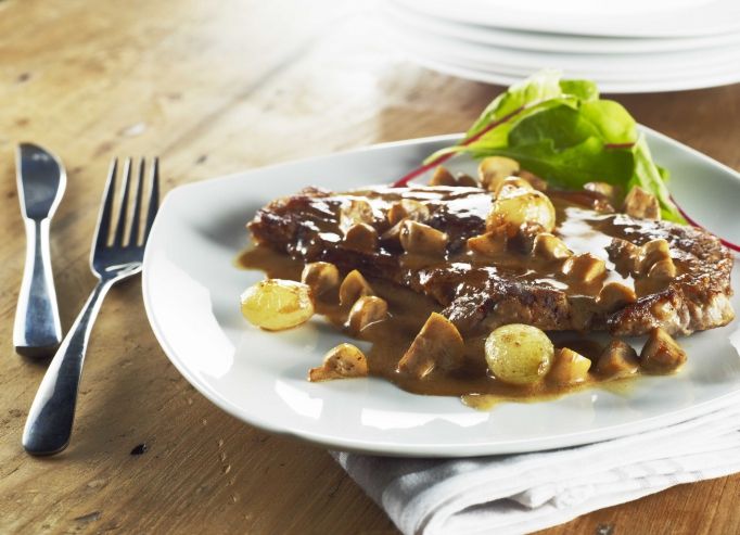 Côte de veau normande