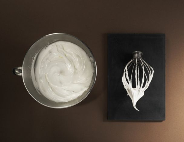 Préparation des meringues