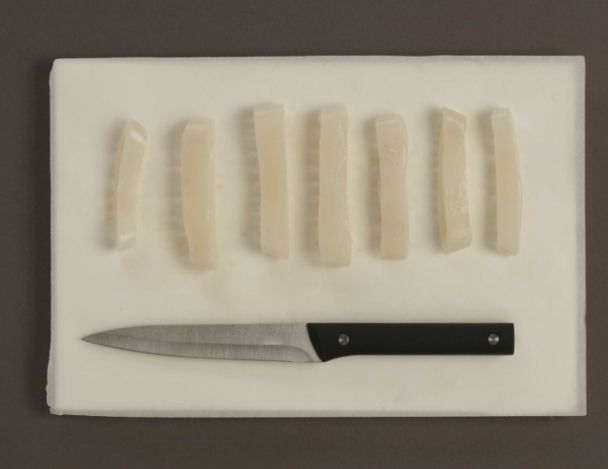 Préparation des calamars