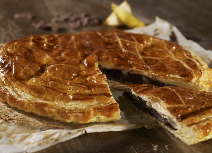 Galette des rois poire-chocolat