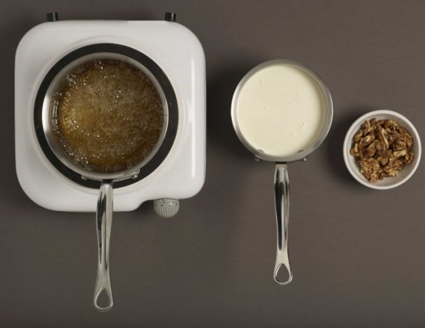 Préparation du caramel