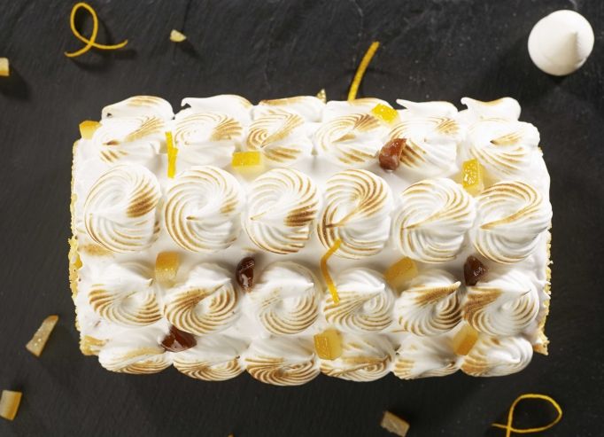 Bûche meringuée à l'orange
