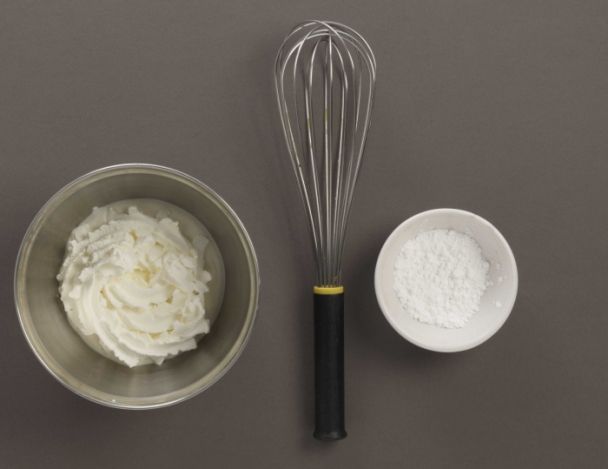 Préparation de la crème