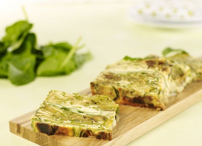 Terrine de courgettes et épinards