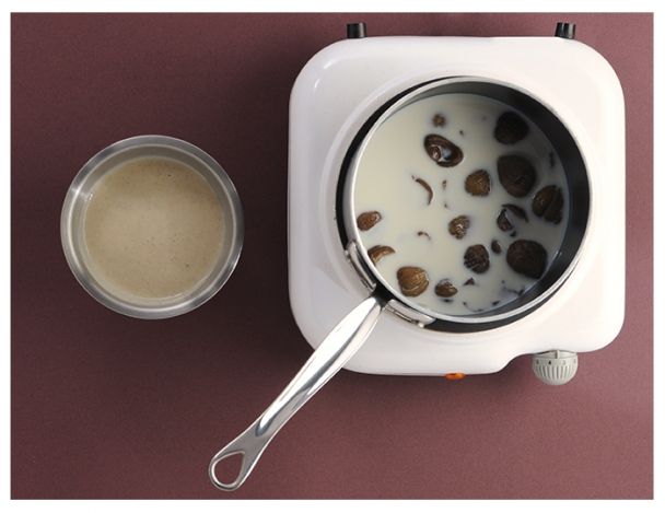 Préparation de la crème corse