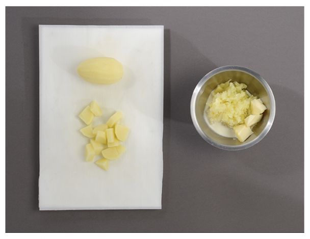 Préparation de la purée