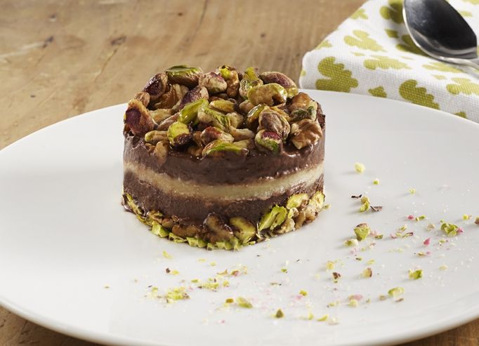 Kokola – Gourmandise de crème vanillée, chocolat et pistache