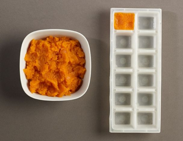 Préparation de la purée de carottes