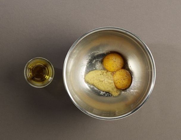 Préparation de la mayonnaise