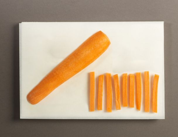 Préparation des carottes