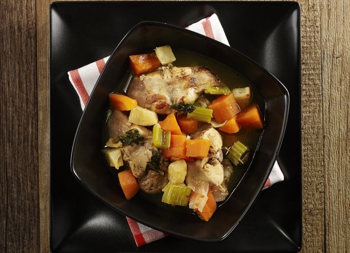 Lapinou rôti aux échalotes et à la bière