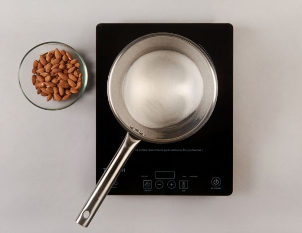 Préparation des amandes