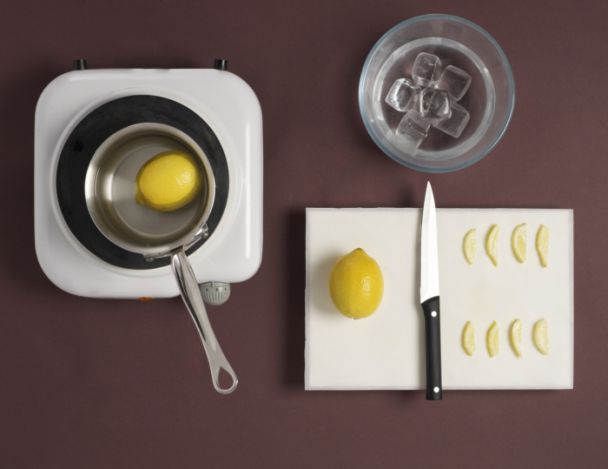 Préparation du citron