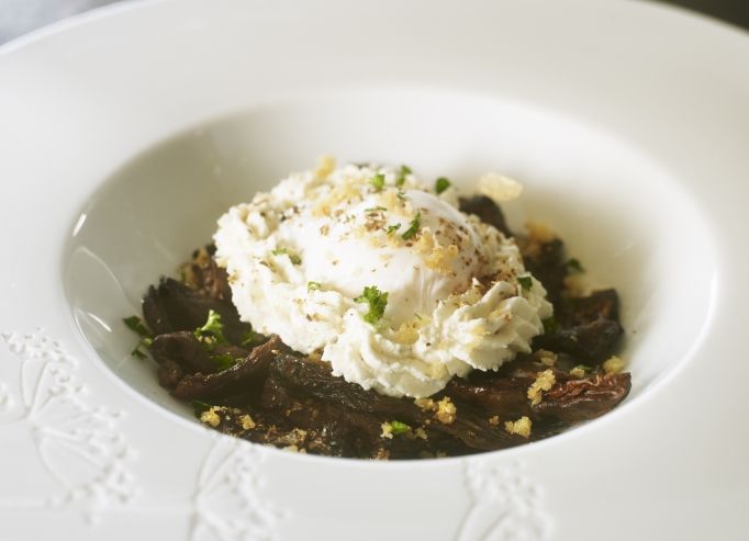 Oeufs aux cèpes