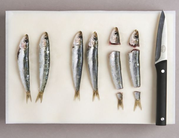 Préparation des sardines