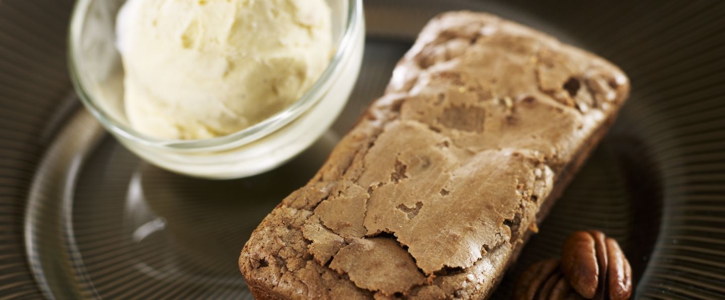 Brownie au chocolat et noix de pécan, glace vanille bourbon