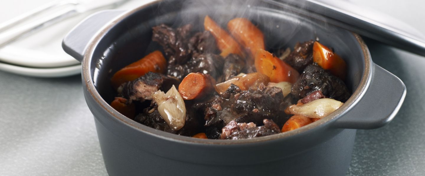 Estouffade de bœuf bourguignonne