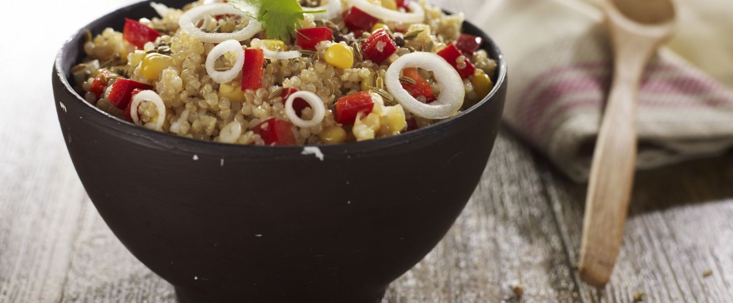 Quinoa aux poivrons rouges