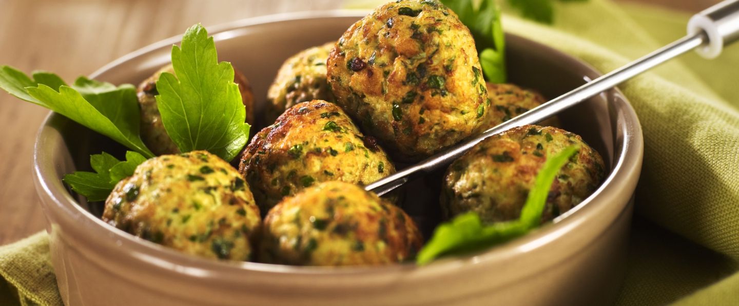 Mini-boulettes de poulet aux herbes