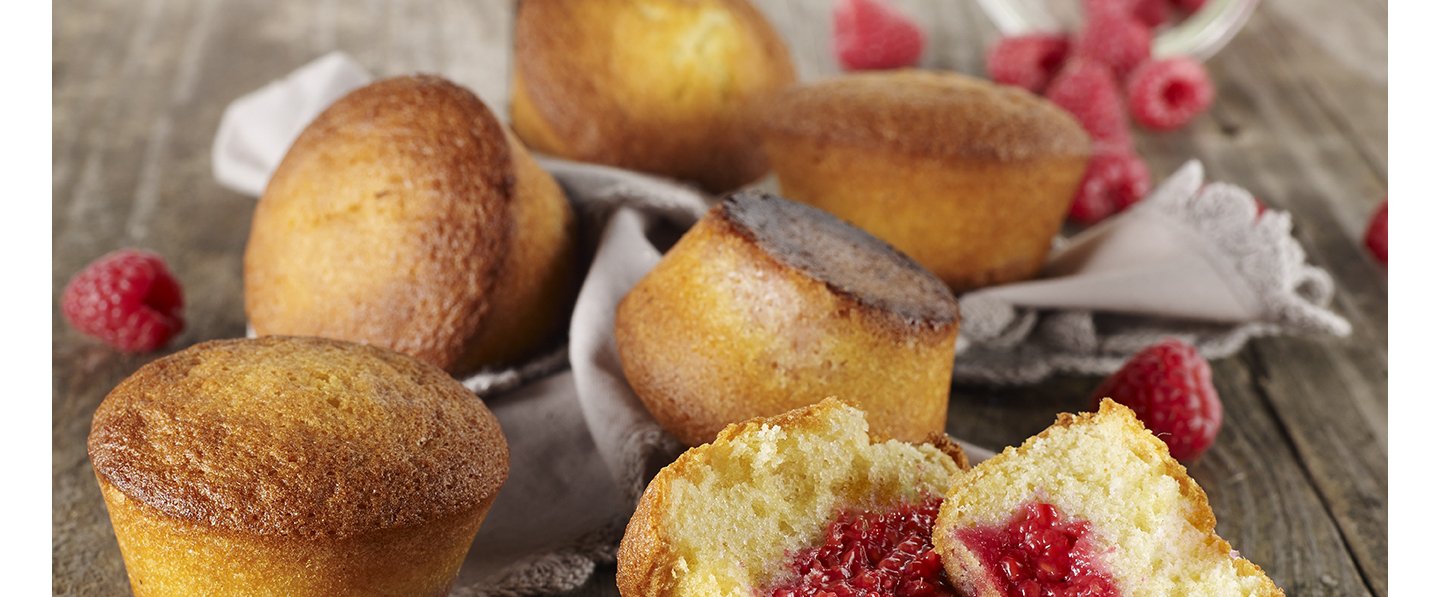 Muffins aux framboises