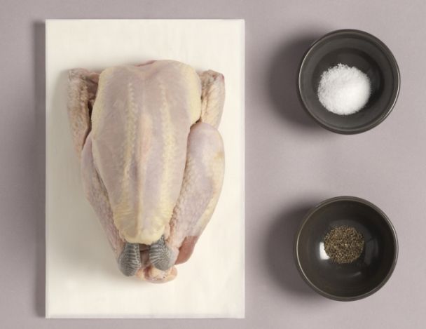 Préparation et cuisson du poulet