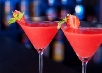 Daiquiri fraise-menthe