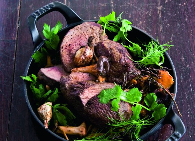 Quasi de veau de Corrèze rôti au sautoir et au beurre demi-sel