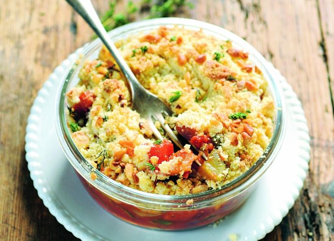 Crumble aux légumes du soleil