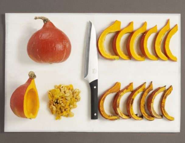Préparation et cuisson du potimarron