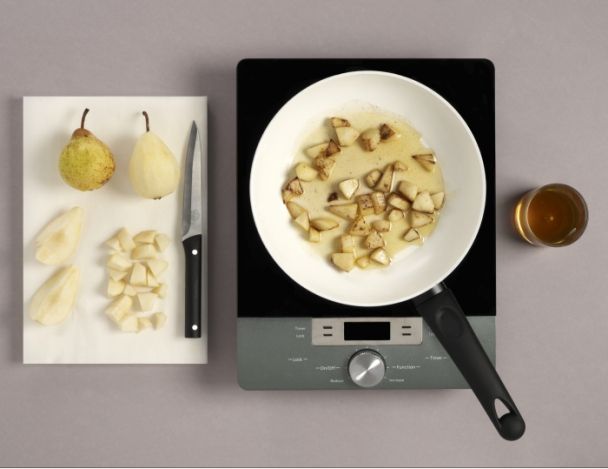 Préparation des poires