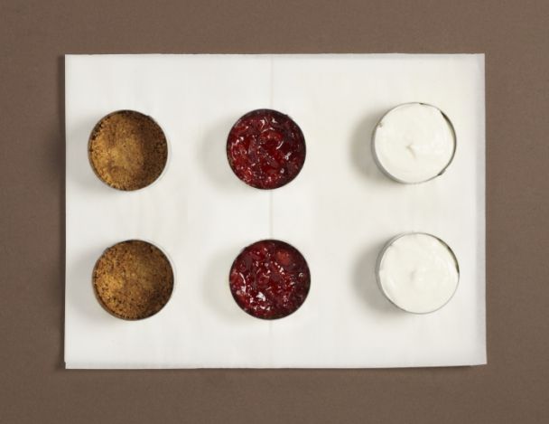 Montage du cheese-cake