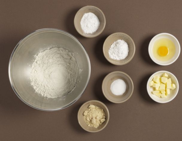 Préparation de la pâte sucrée