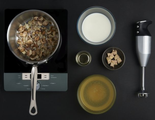 Préparation de la sauce de foie gras