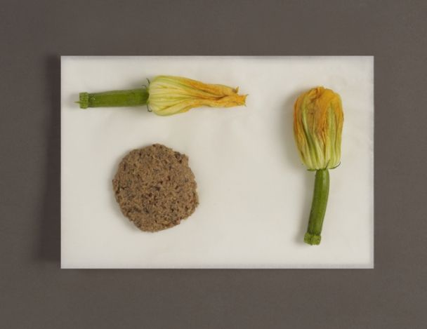 Préparation des fleurs de courgettes