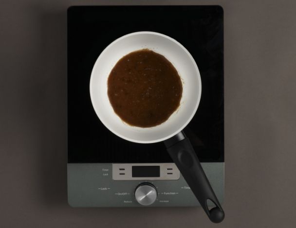 Préparation du jus de veau
