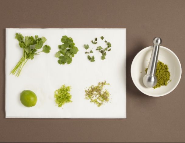 Préparation de la poudre de citron vert