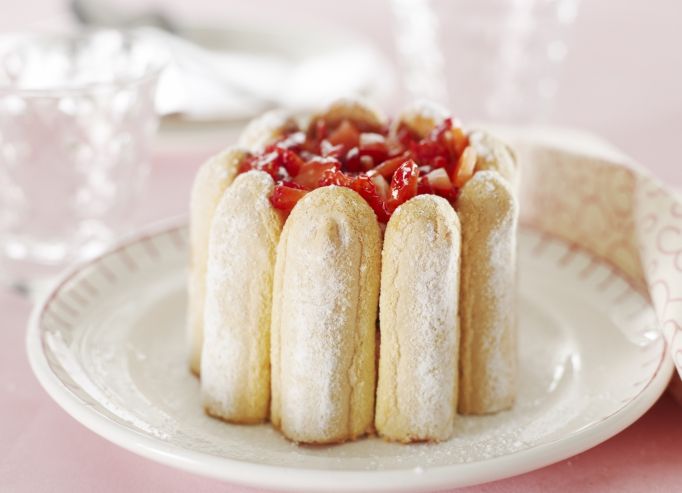 Charlotte aux fraises