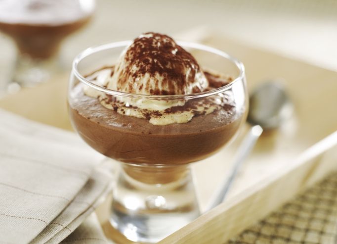 Mousse aux deux chocolats